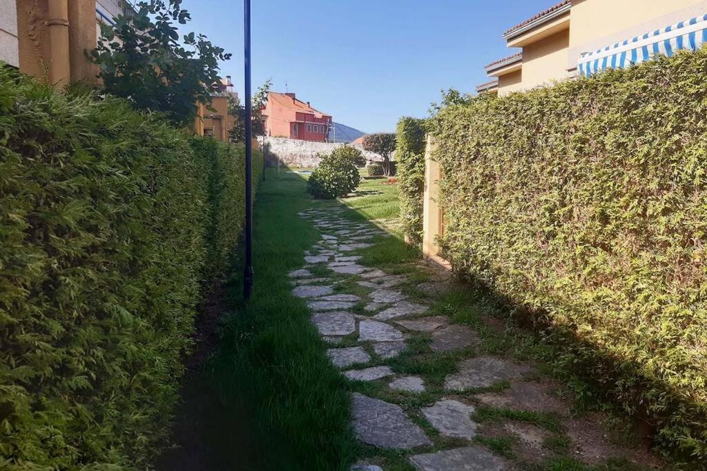 Apartamento Con Piscina En Portosin Bagian luar foto